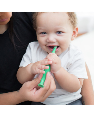 Brosse à dents Toddler crocodile vert Dr. Brown's – vue produit