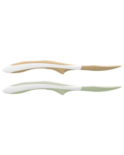 Cucharas para bebé de punta blanda Dr. Brown's, pack de 2 amarilla y verde