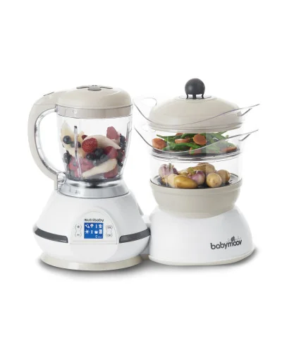 Cuiseur à vapeur NUTRIBABY Classic Cream Babymoov