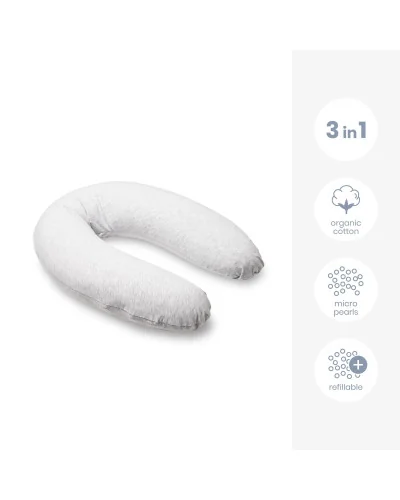 Coussin d'allaitement & maternité BUDDY Chine White Doomoo