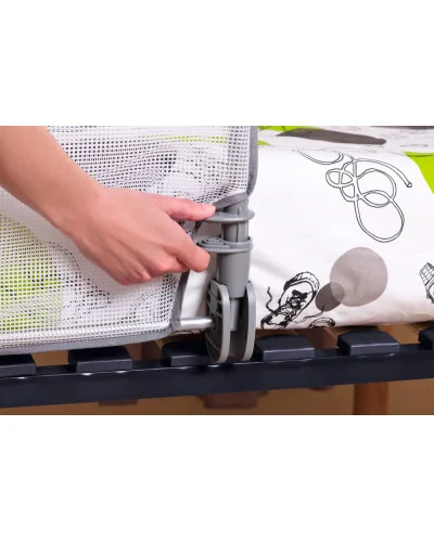 Barrière de sécurité pour lit enfant 90 cm gris Safety 1st