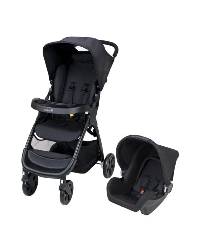 Poussette Duo AMBLE TRAVEL SYSTEM FULL BLACK Safety 1st 