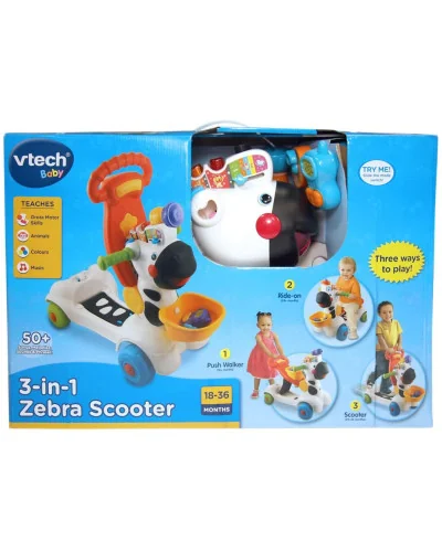 Porteur Trottino Mon Zèbre Rigolo VTech