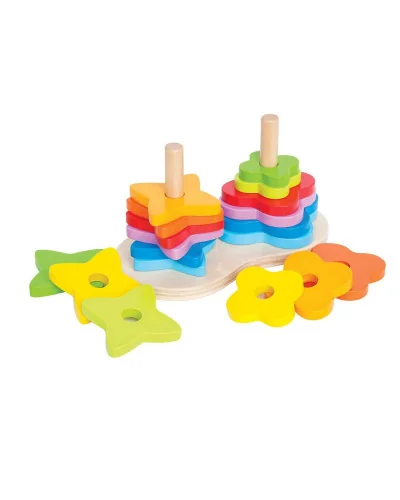 Juego apilable Arcoíris 12 meses-3 años Hape