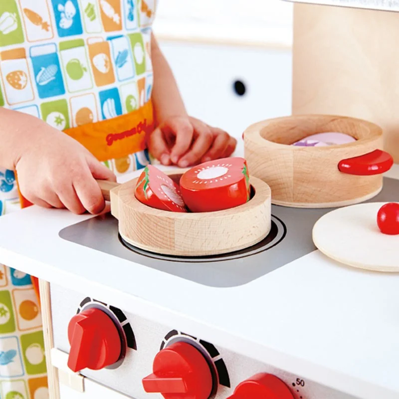 Set d'ustensiles de cuisine en bois pour enfants Hape Set d'ustensiles de cuisine en bois pour enfants Hape