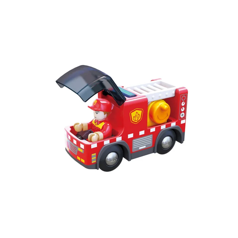 Voiture camion de pompiers avec sirene Hape jouets