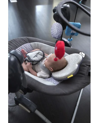 Lovenest Original baby head support pillow Smokey organic cotton Babymoov