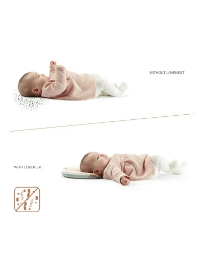 Lovenest Natural Care baby pillow Babymoov