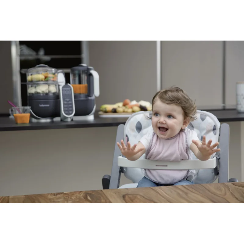 Cuiseur a vapeur Nutribaby(+) Industrial Grey Babymoov | la maison du bebe