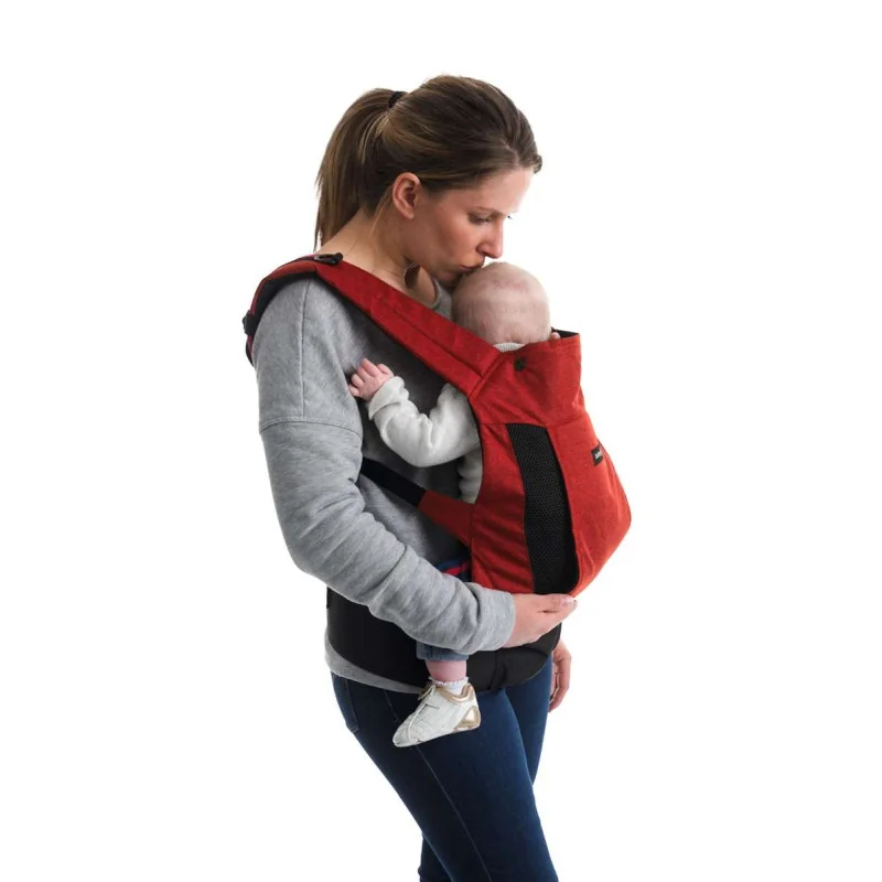 Porte-bébé physiologique Physionest Nouka Rib Red Chic Safety 1st - vue 2
