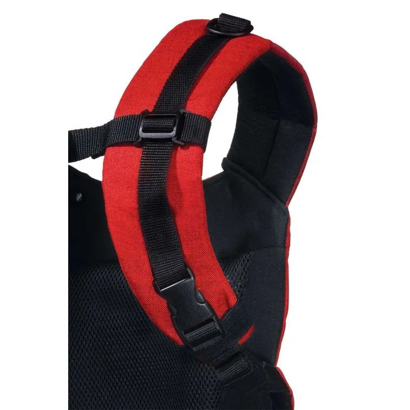 Porte-bébé Physiologique Physionest NOUKA Rib Red Chic Safety 1st Porte-bébé Physiologique Physionest NOUKA Rib Red Chic Safety 1st
