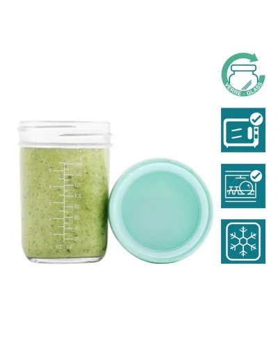 Babybols glass food containers set of 4 Babymoov