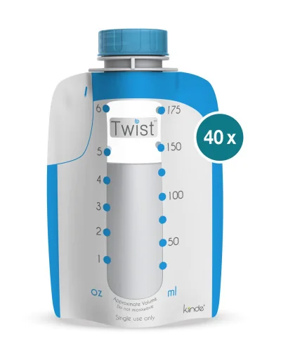 Sachets de conservation de lait maternel Twist x40 Babymoov