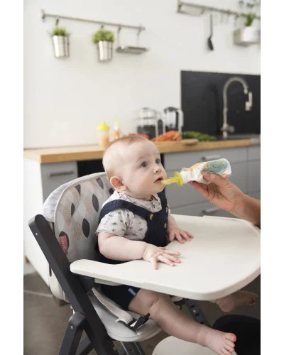 Cuillère souple en silicone squeeze pour gourde foodii Babymoov | la maison du bebe