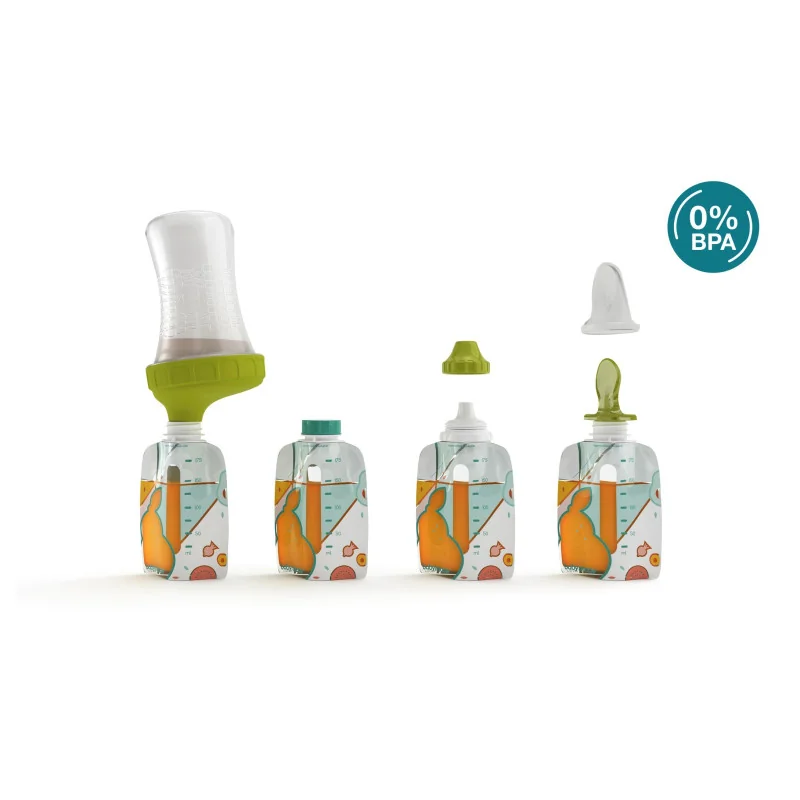 Kit complet de gourdes Foodii Babymoov
