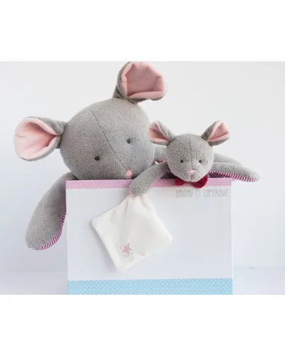 Broche portachupetes P’tit bout ratón Doudou et Compagnie