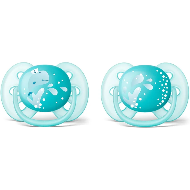 Chupete Ultra-Soft 6-18 meses verde agua Philips Avent Chupete Ultra-Soft 6-18 meses verde agua Philips Avent