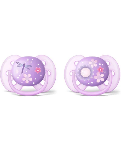 Sucette Ultra-Soft 6-18 mois vert eau Philips Avent