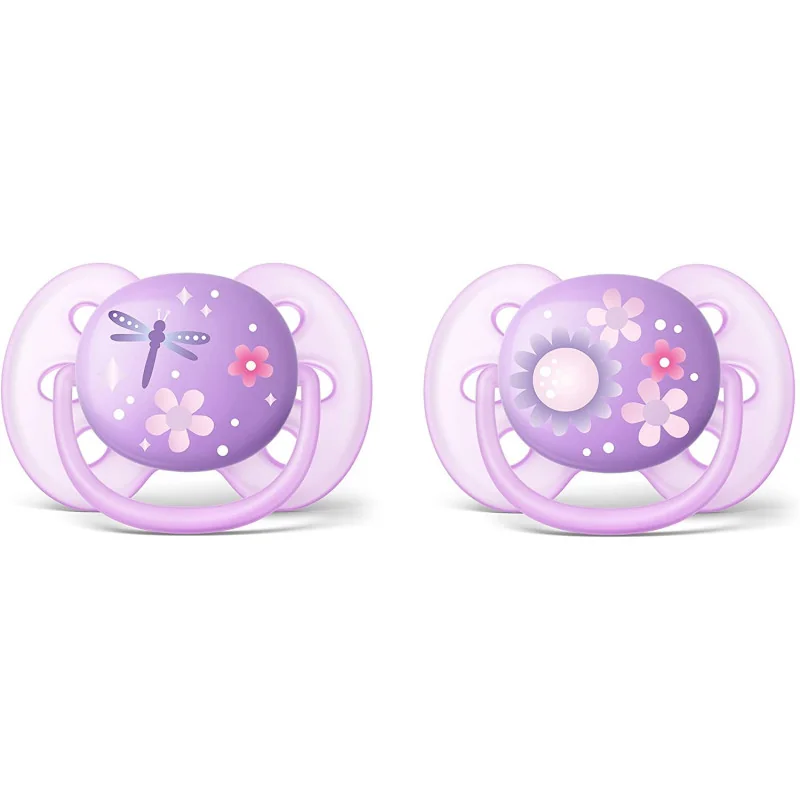 Sucette Ultra-Soft 6-18 mois Violet Philips Avent