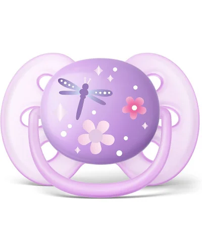 Sucette Ultra-Soft 6-18 mois vert eau Philips Avent