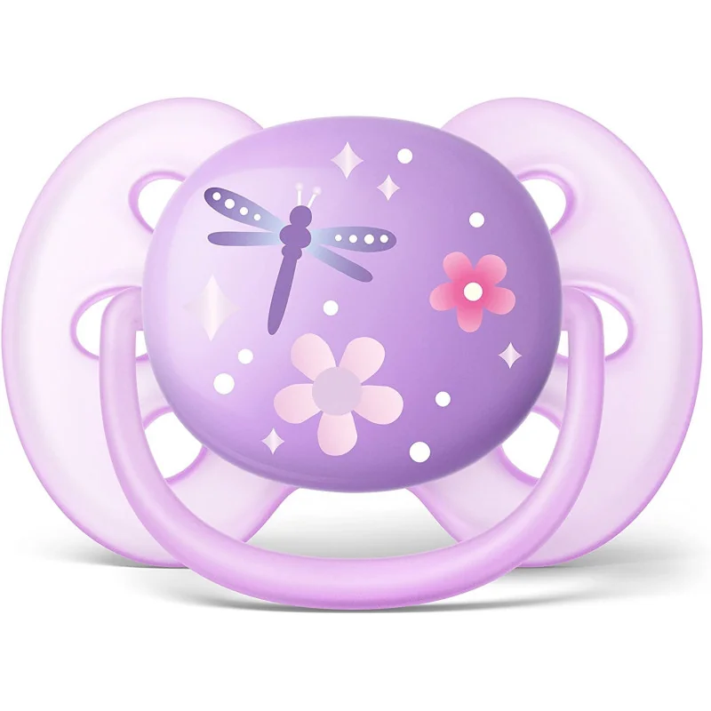 Sucette Ultra Soft Avent 6 18mois Violet