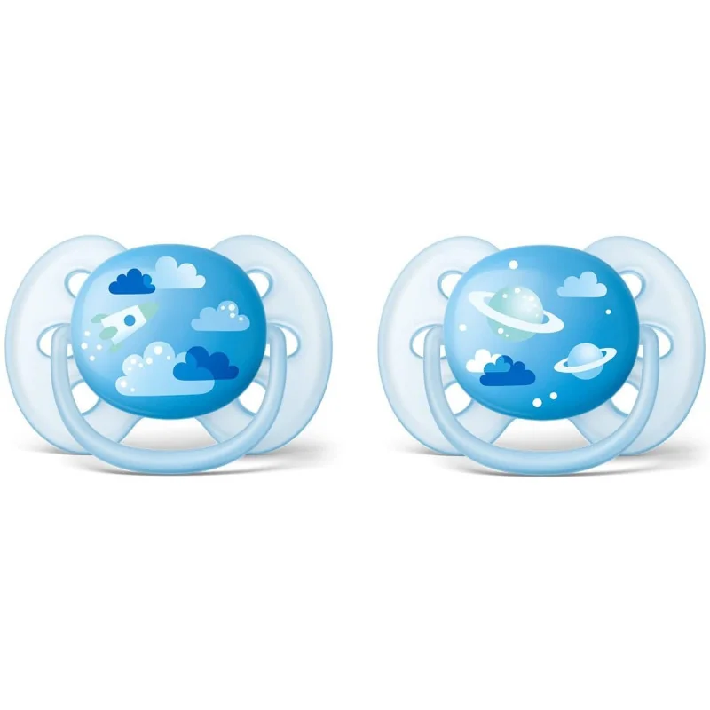 Sucette Ultra-Soft 6-18 mois bleu Philips Avent