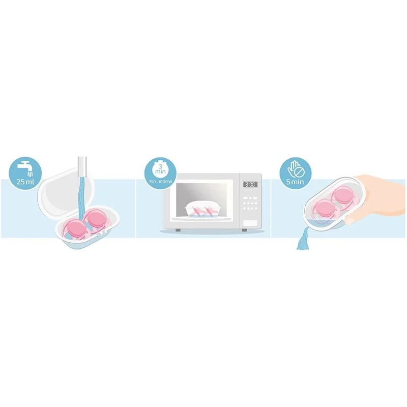 Sucette Ultra-Soft 6-18 mois bleu Philips Avent - vue 2