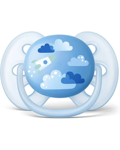 Sucette Ultra-Soft 6-18 mois bleu Philips Avent