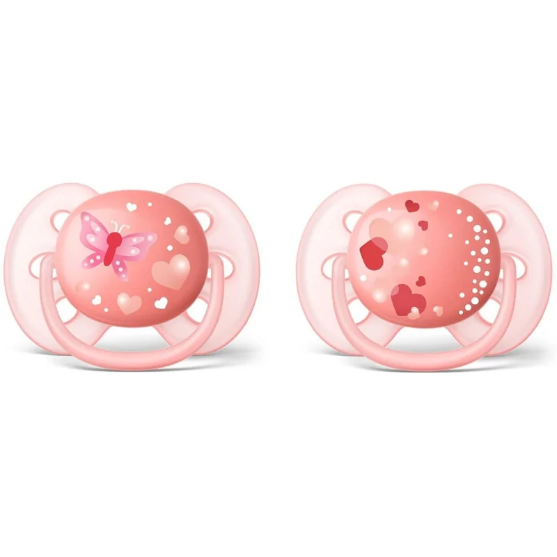 Sucette Ultra-Soft 6-18 mois Rose Philips Avent Sucette Ultra-Soft 6-18 mois Rose Philips Avent