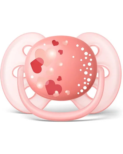 Sucette Ultra-Soft 6-18 mois Rose Philips Avent