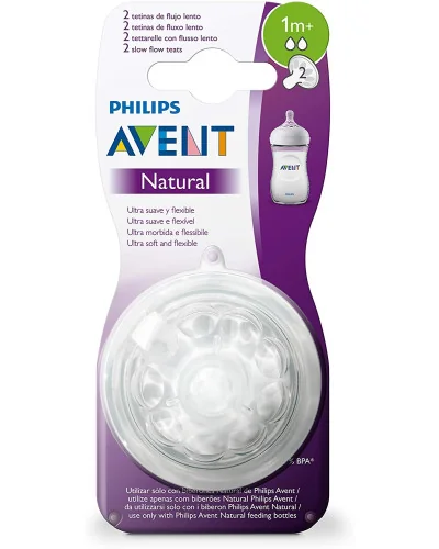 Tétine Natural bébé 1 mois+ Philips Avent