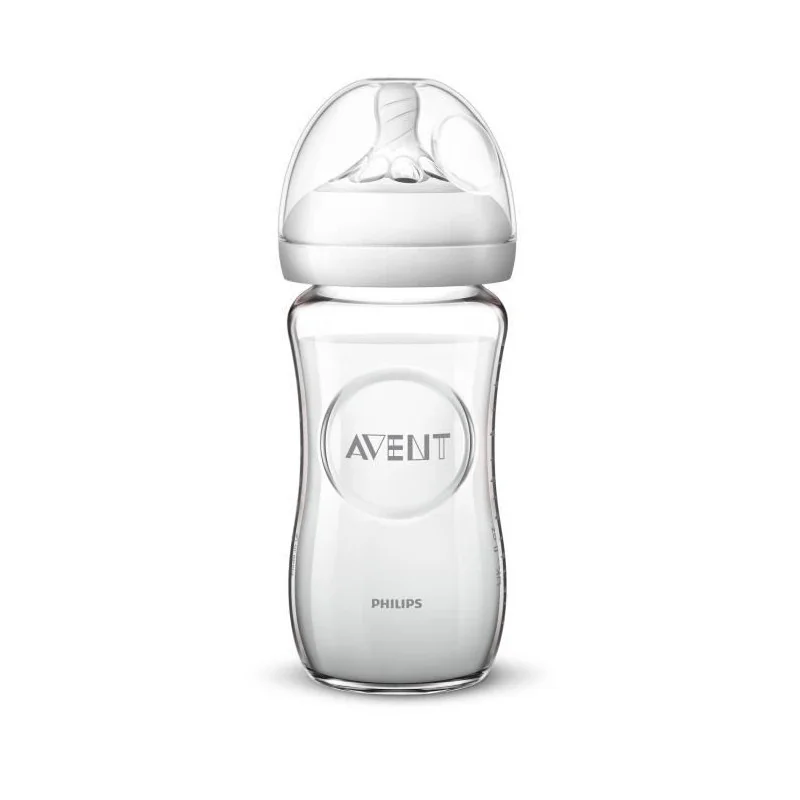 Biberon Natural en verre 240 ml 1m+ Philips Avent