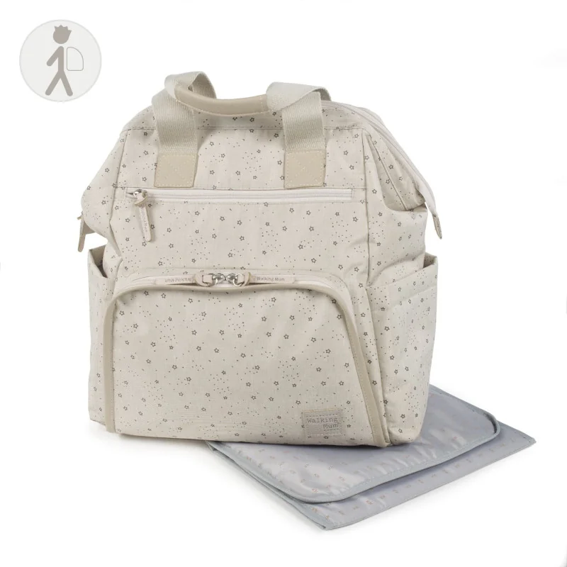 Sac à dos à langer Dreamer beige Walking Mum
