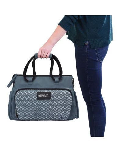 Sac à langer BOHO Gris Badabulle