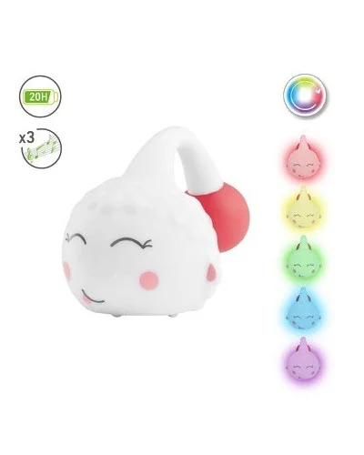 Veilleuse lampe nomade Mouton Lily rose Badabulle
