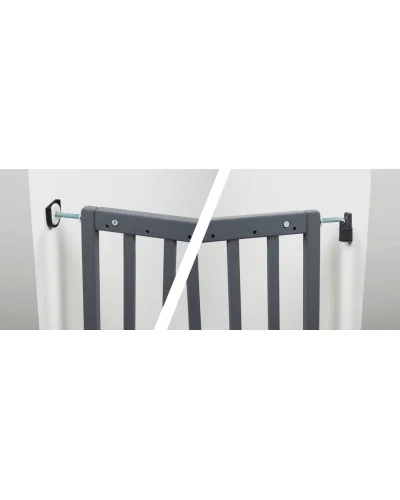 Barrière de sécurité en bois Deco Pop Gris Badabulle