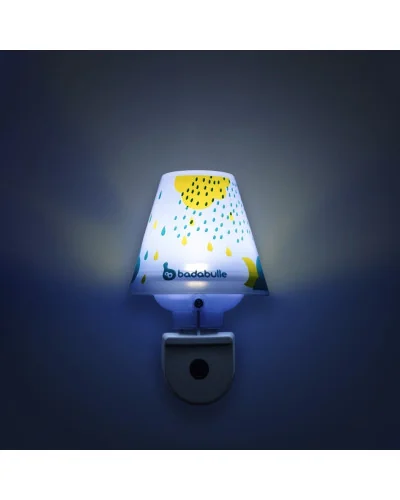 Wall night light Blue Drops Badabulle