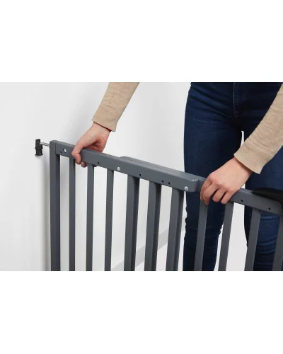 Barrière de sécurité en bois Deco Pop Gris Badabulle