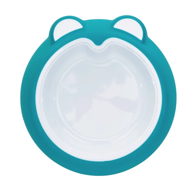 Assiette antidérapante pour bébé Bleu Glacier Badabulle – vue 1