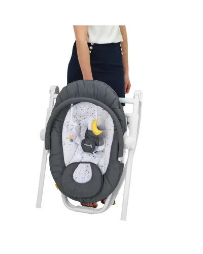 Transat relax en hauteur Compact’Up Moonlight Badabulle