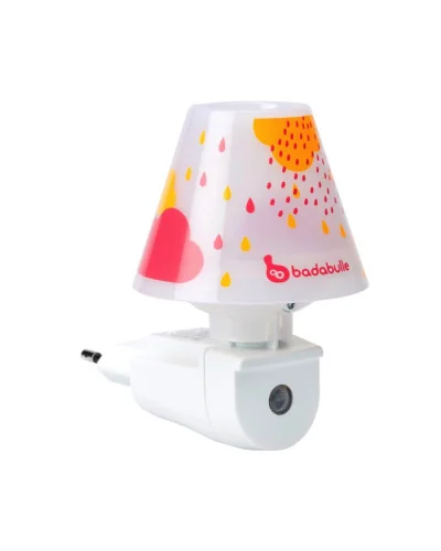 Automatic wall night light Pink Drops Badabulle