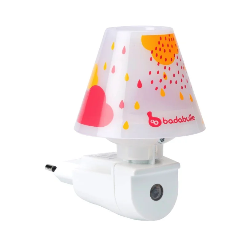 Automatic wall night light Pink Drops Badabulle