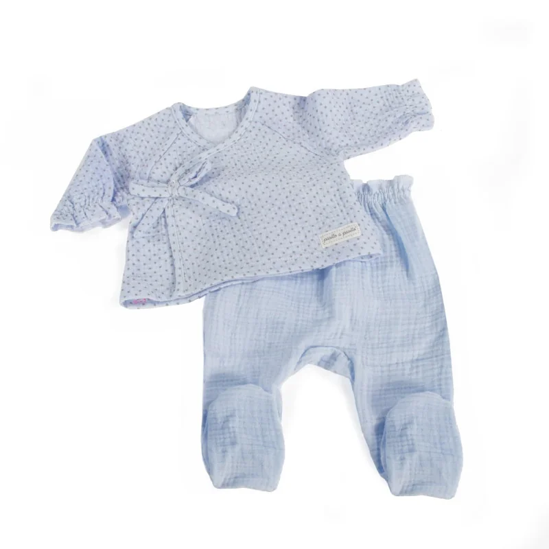 Conjunto de 2 piezas para bebé azul Pasito a Pasito Conjunto de 2 piezas para bebé azul Pasito a Pasito