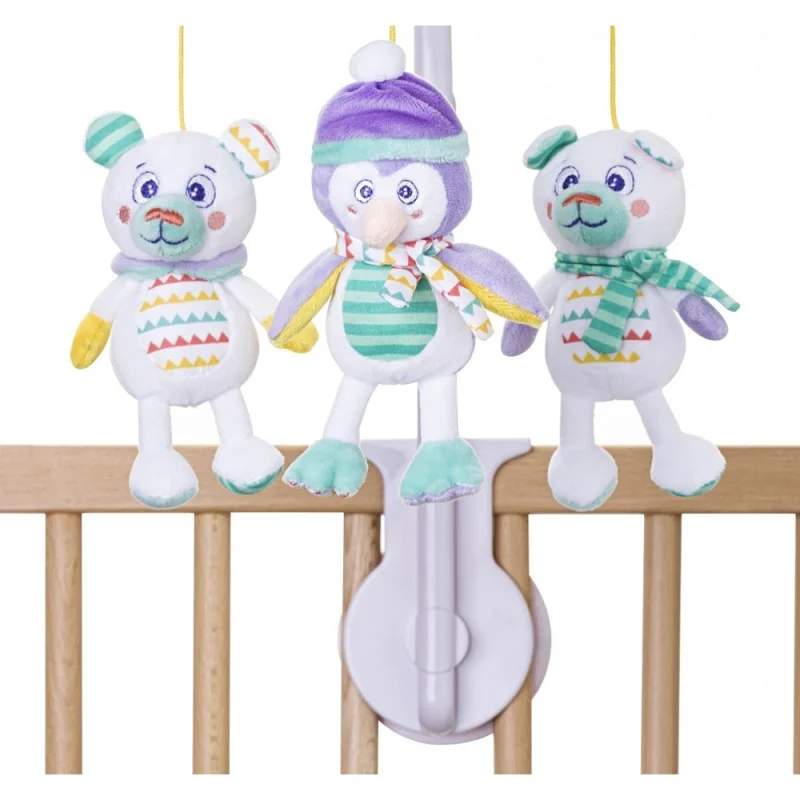 Mobile musical winter friends jaune Saro Mobile musical winter friends jaune Saro