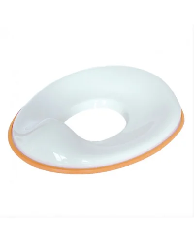 Reductor de WC anatómico antideslizante naranja Saro