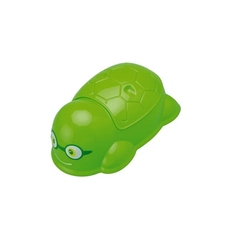 Pot de toilette Tortue avec couvercle vert Saro