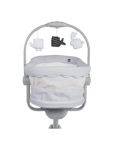 Berceau transat Baby Hug 4 en 1 Air Stone Chicco