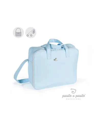 Elodie maternity bag blue Pasito a Pasito