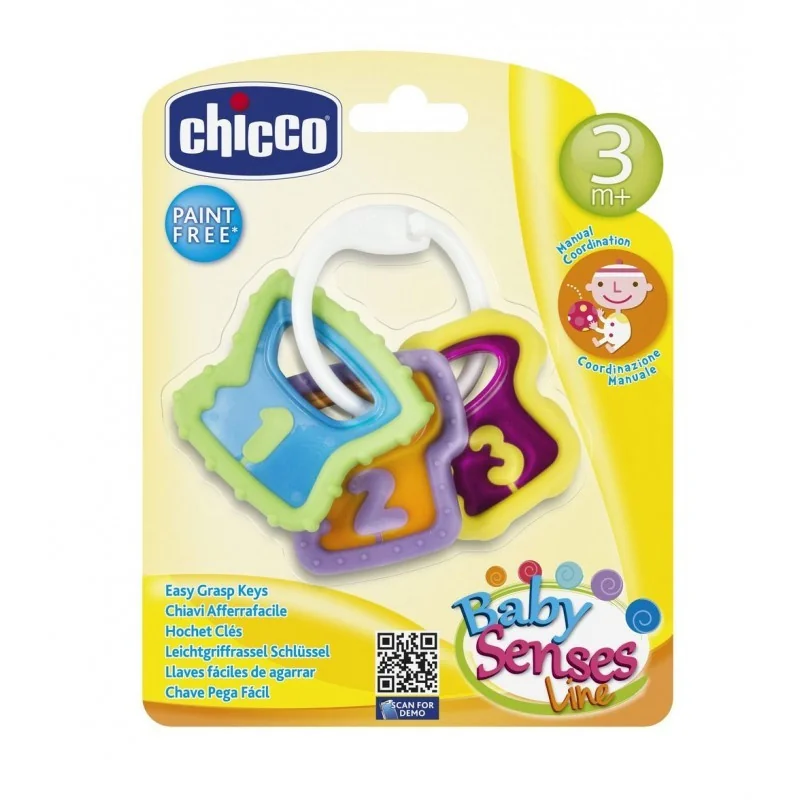 HOCHET CHICCO CLES COLOREES 3M+
