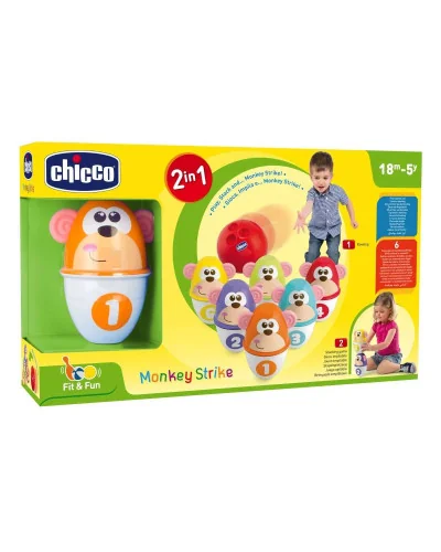 Jeu de bowling de la Jungle 18 mois-5 ans Chicco